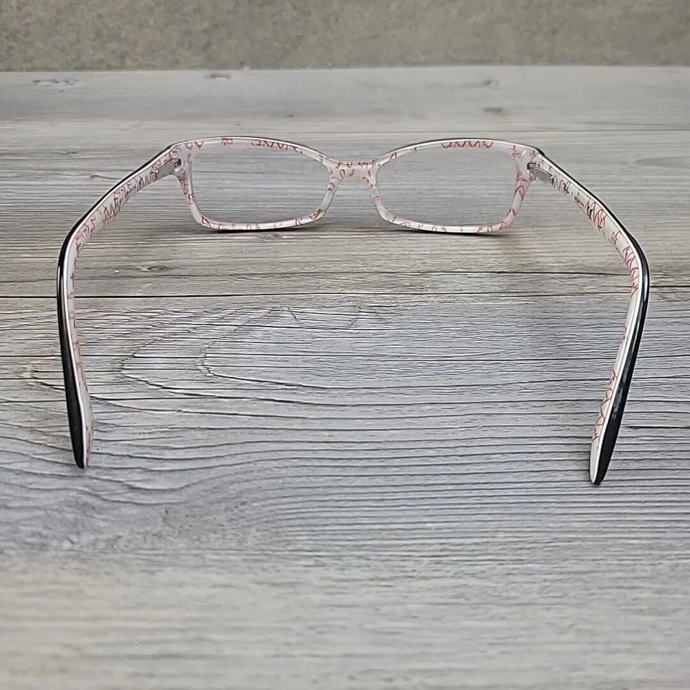 Ray-Ban RB 5234 5014 Eyeglasses FRAMES ONLY 51-16 140 Black White Red Letters‎